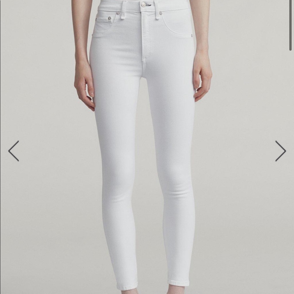 High Rise Ankle Skinny